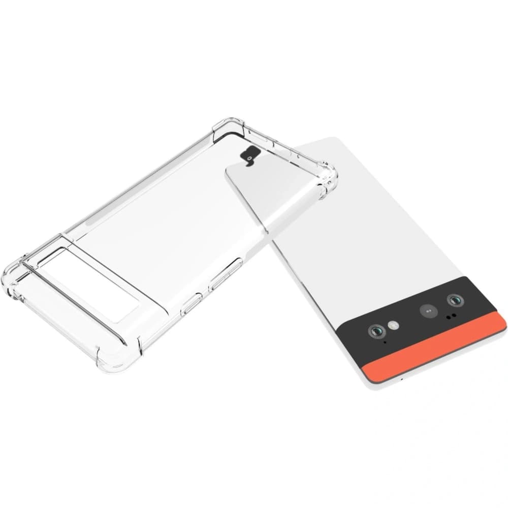 Etui + 2x sklo na obrazovku + objektiv Bizon Case Clear Pack pro Google Pixel 6 průhledné - 5