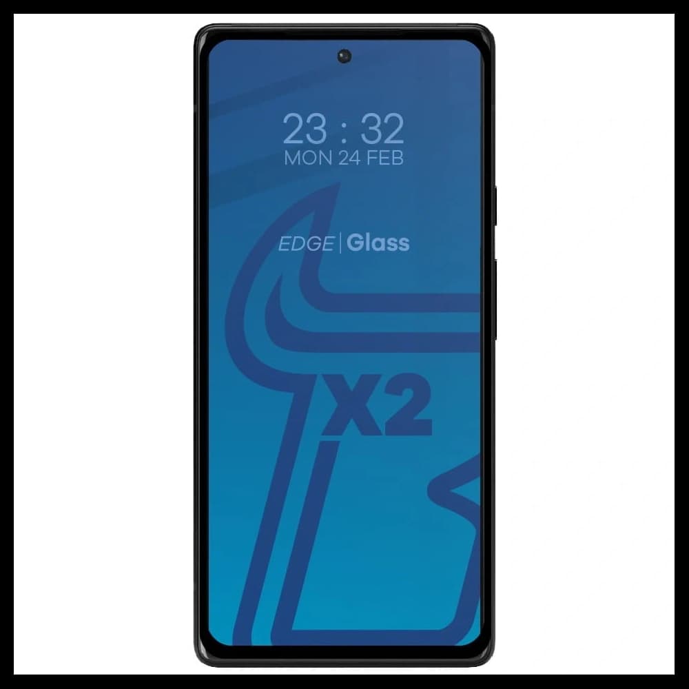 Bizon Glass Edge edzett üveg - [2 PACK] + lencsevédő Google Pixel 6 fekete - 3
