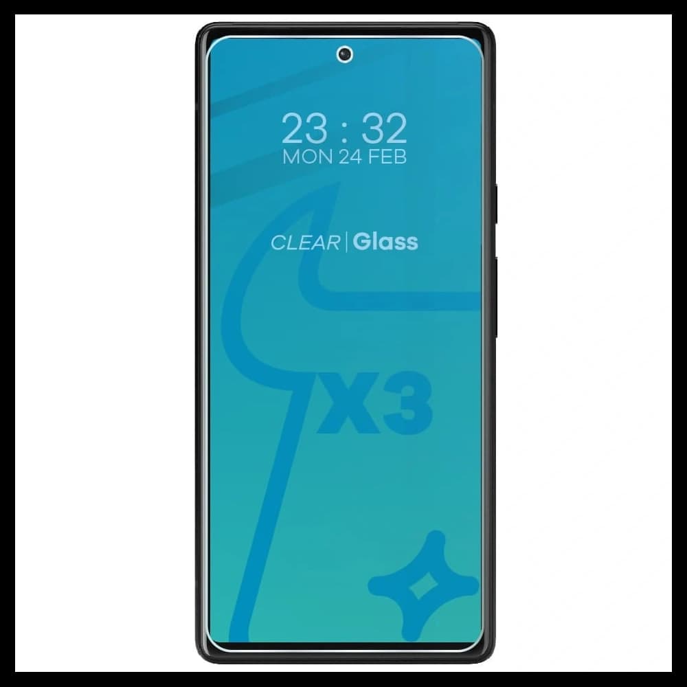 Bizon Glass Clear tempered glass - 3 pcs. + lens glass Google Pixel 6 - 3