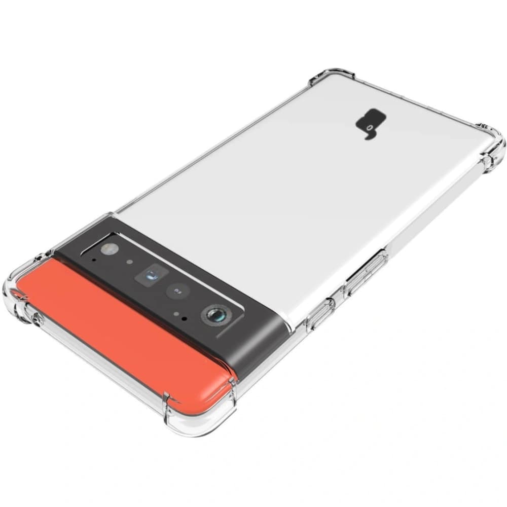 Bizon Case Clear Pack carcasă + 2x folie pentru ecran + protector pentru lentilă Google Pixel 6 Pro transparent - 6