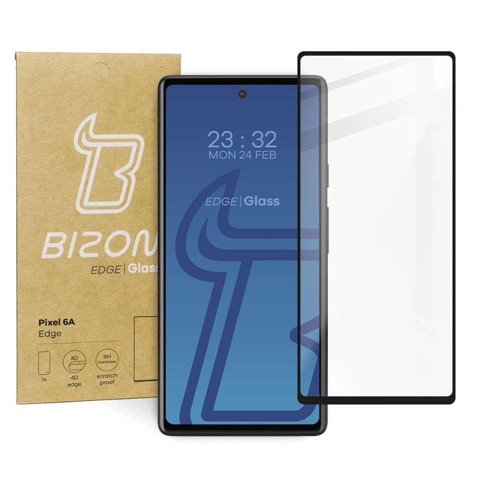 Bizon Glass Edge Pixel 6A fekete - 1