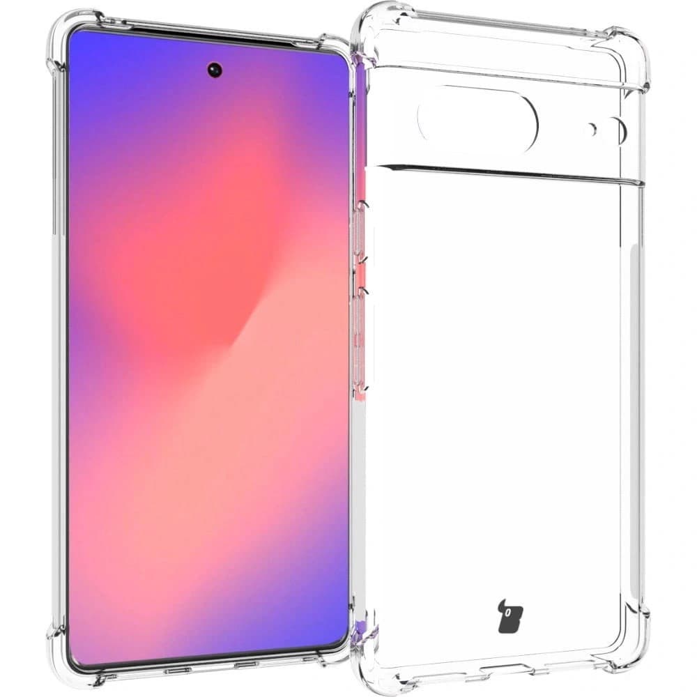 Bizon Case Clear Pack tok + 2x kijelző üveg Google Pixel 7 átlátszó - 3
