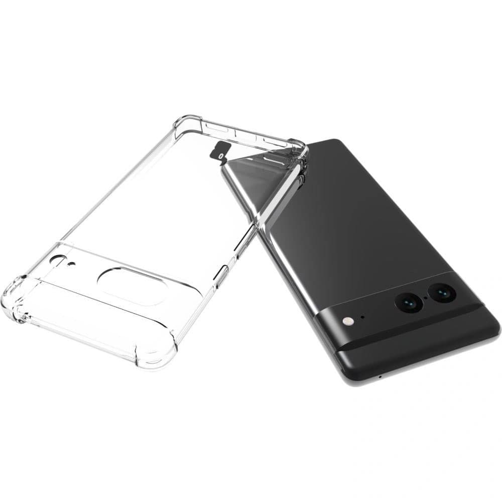 Bizon Case Clear Pack tok + 2x kijelző üveg Google Pixel 7 átlátszó - 5