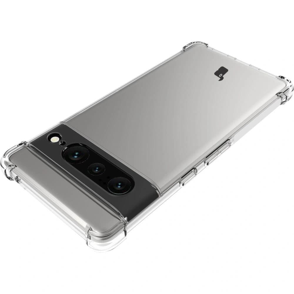 Bizon Case Clear Pack Hülle + 2x Bildschirmfolie Google Pixel 7 Pro klar - 6