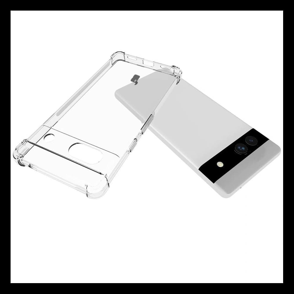 Etui + 2x szkło na ekran + obiektyw Bizon Case Clear Pack do Google Pixel 7A przezroczyste - 5