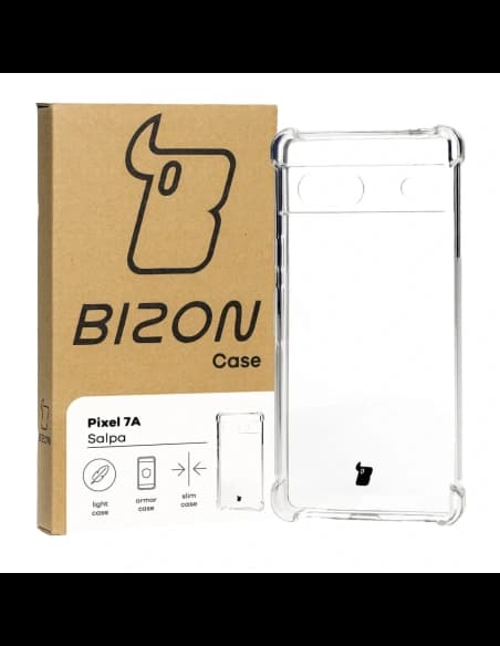 Elastyczne etui Bizon Case Salpa do Google Pixel 7A przezroczyste