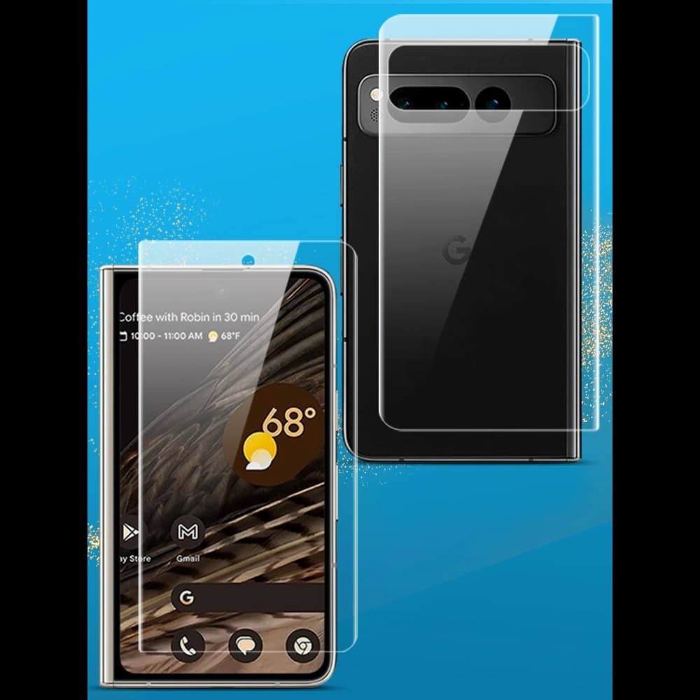 Fólie hydrogelová na zadní a přední stranu Bizon Glass Hydrogel Pixel Fold - 6