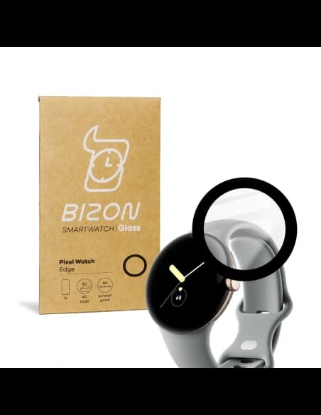 Bizon Glass Edge Google Pixel Watch black