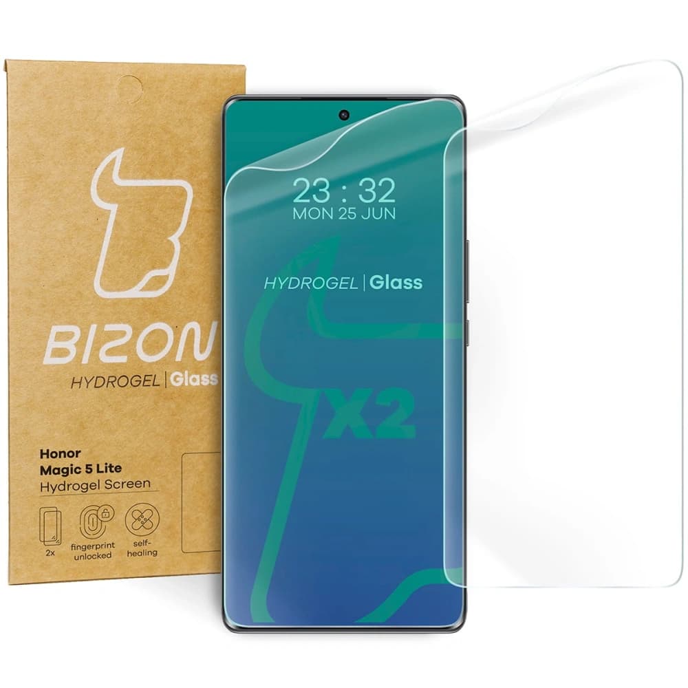 Bizon Glass Hydrogel Honor Magic5 Lite [2 PACK] - 1