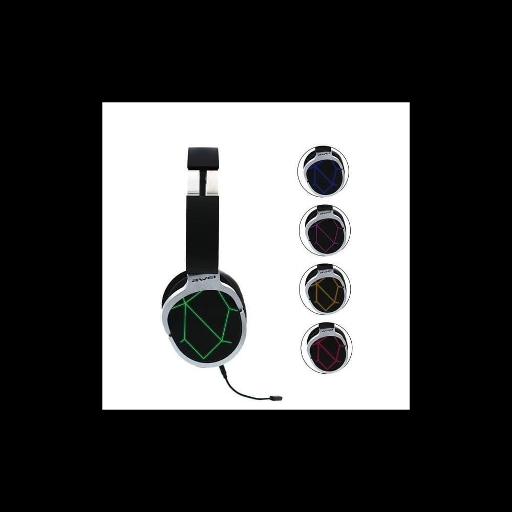 AWEI căști gaming Bluetooth A799BL căști de tip over-ear cu microfon negru/black - 6