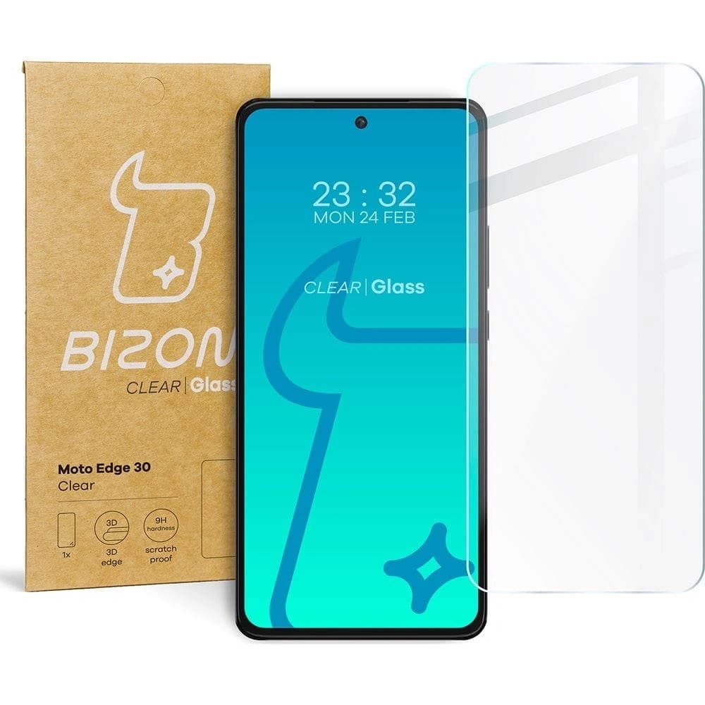 Tvrzené sklo Bizon Glass Clear pro Motorola Edge 30 - 1