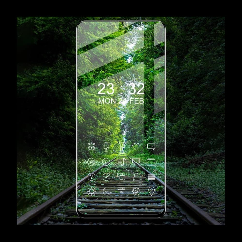 Bizon Glass Edge edzett üveg - [2 PACK] + lencse védelem Motorola Edge 30 fekete - 8