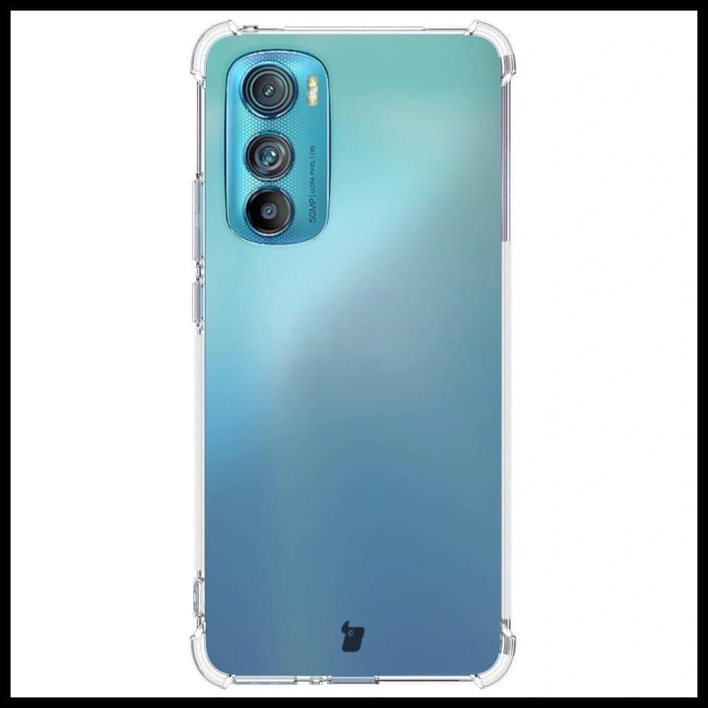 Bizon Case Clear Pack tok + 2x képernyő üveg + lencse üveg Moto Edge 30 átlátszó - 2