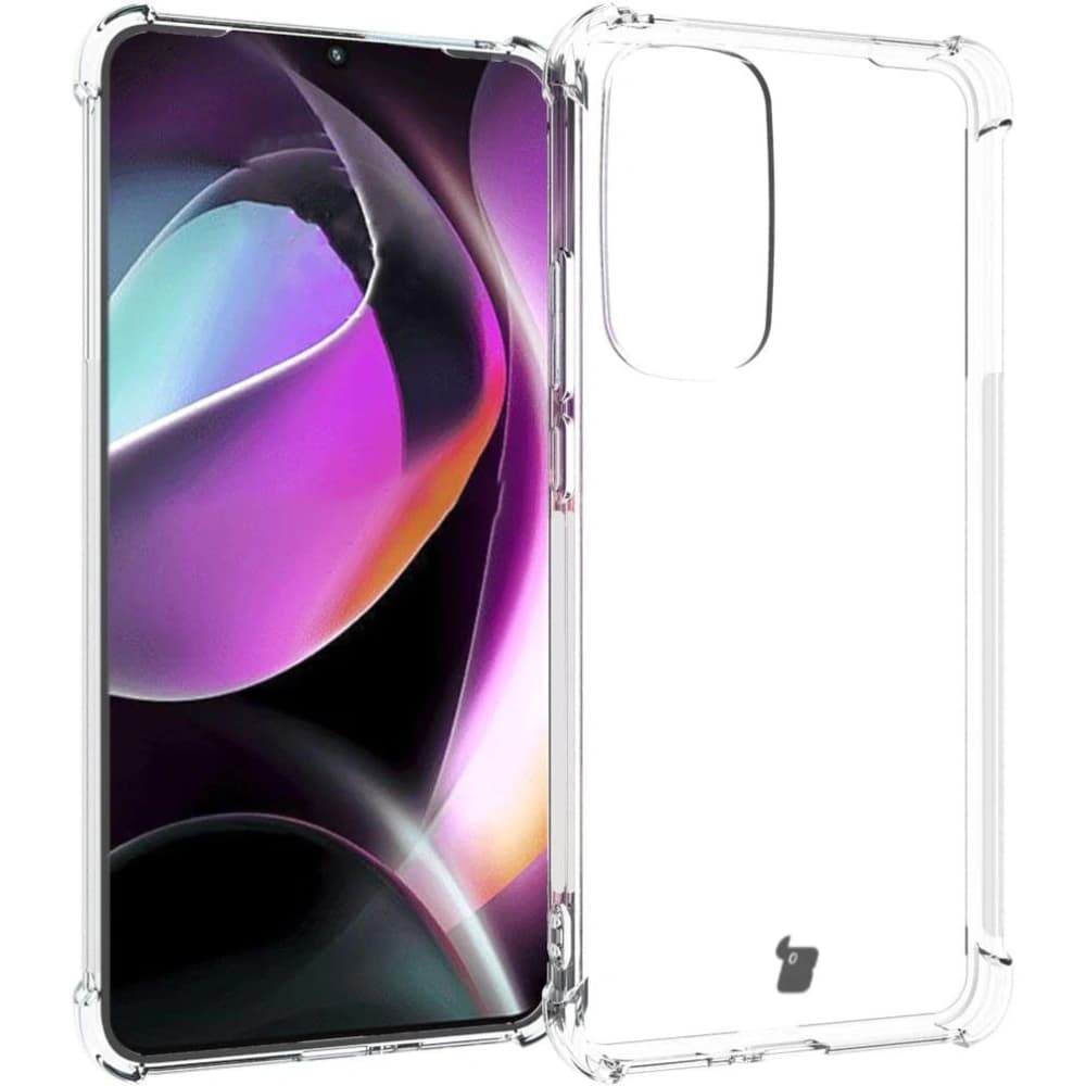 Bizon Case Clear Pack tok + 2x képernyő üveg + lencse üveg Moto Edge 30 átlátszó - 3