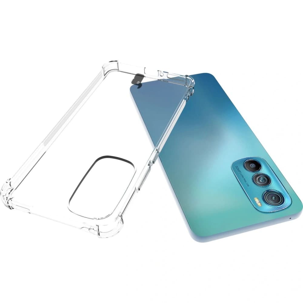 Bizon Case Clear Pack tok + 2x képernyő üveg + lencse üveg Moto Edge 30 átlátszó - 5