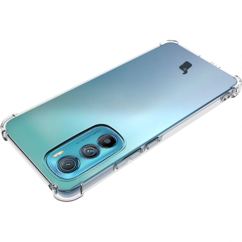 Bizon Case Clear Pack tok + 2x képernyő üveg + lencse üveg Moto Edge 30 átlátszó - 6