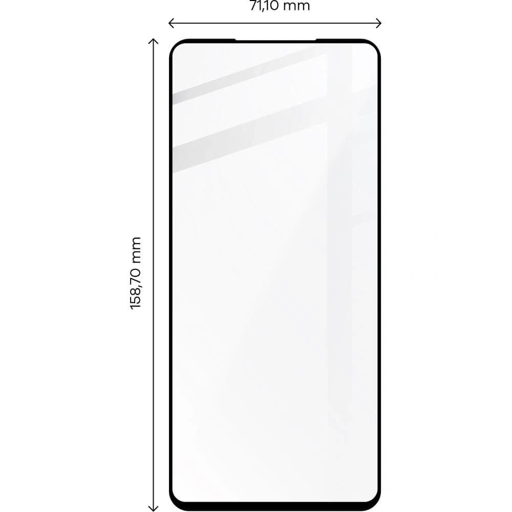 Tvrzené sklo Bizon Glass Edge pro Motorola Edge 30 černé - 3