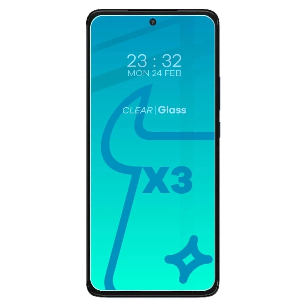 Bizon üveg tiszta edzett üveg - 3 db. + lencseüveg Motorola Edge 30 - 3