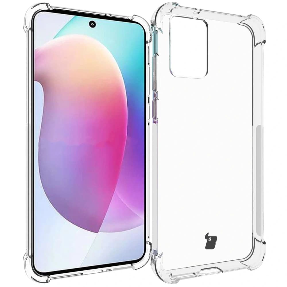 Bizon Case Clear Pack tok + 2x kijelzőfólia + lencsevédő Motorola Moto Edge 30 Neo átlátszó - 3