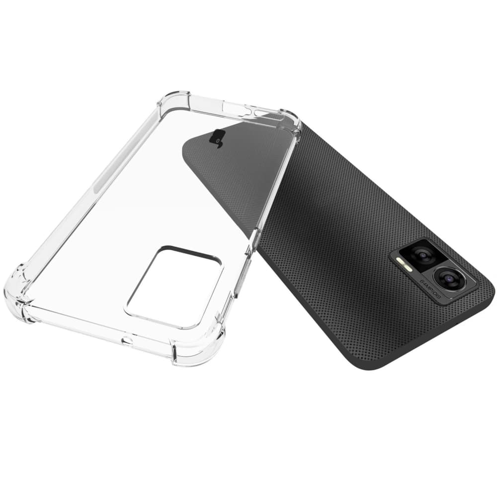 Bizon Case Clear Pack tok + 2x kijelzőfólia + lencsevédő Motorola Moto Edge 30 Neo átlátszó - 5