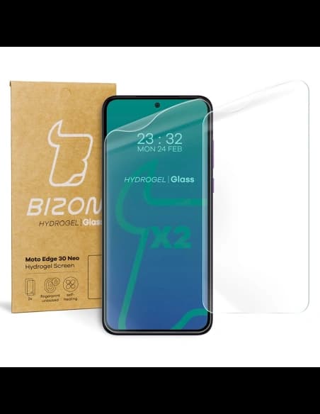 Bizon Glass Hydrogel Motorola Edge 30 Neo [2 PACK]