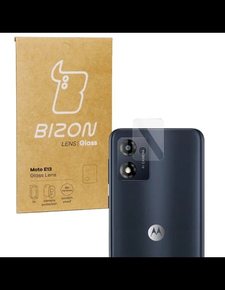 Bizon Glass Lens Moto E13 [2 PACK]