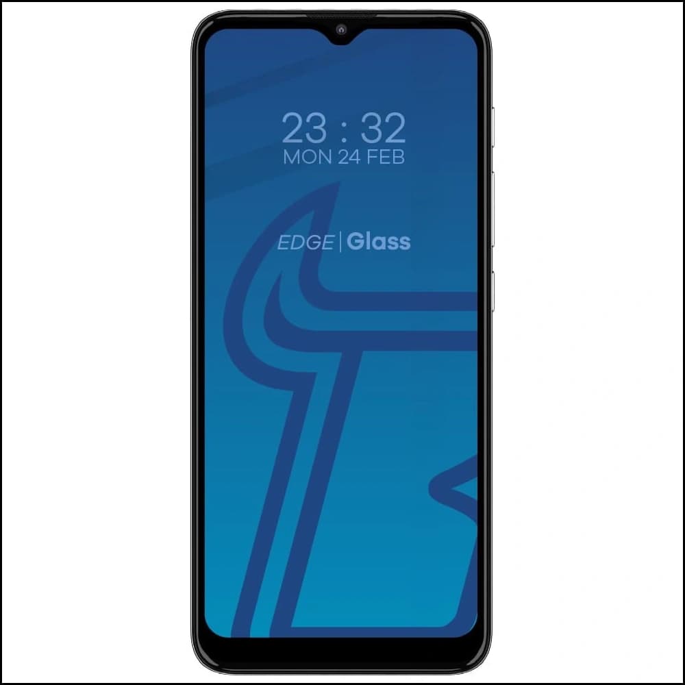 Bizon Glass Edge Moto E20 black - 3