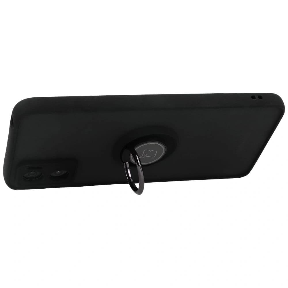 Bizon Case Hybrid Ring Motorola Moto E22 / E22i smoky with a black frame - 5