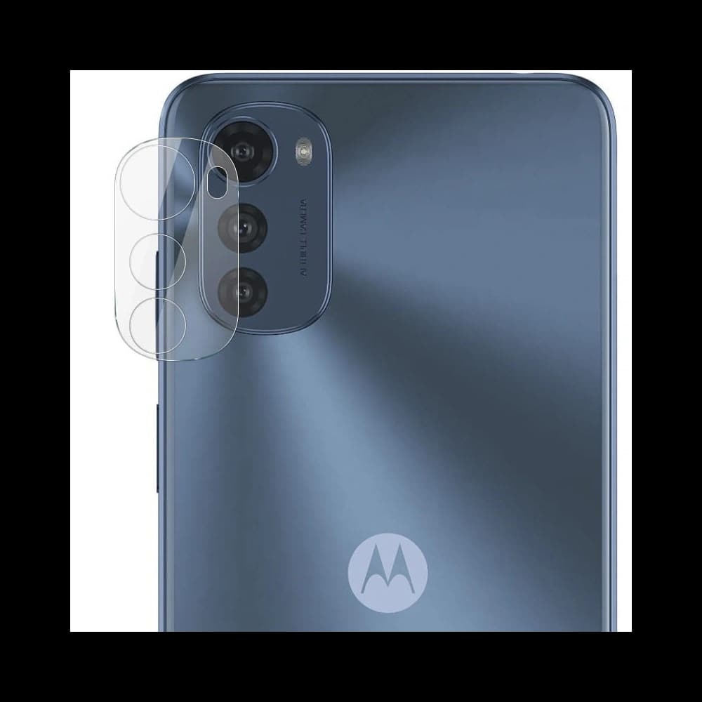 Bizon Glass Clear tempered glass - 3 pcs. + lens glass Motorola Moto E32 / E32s - 10