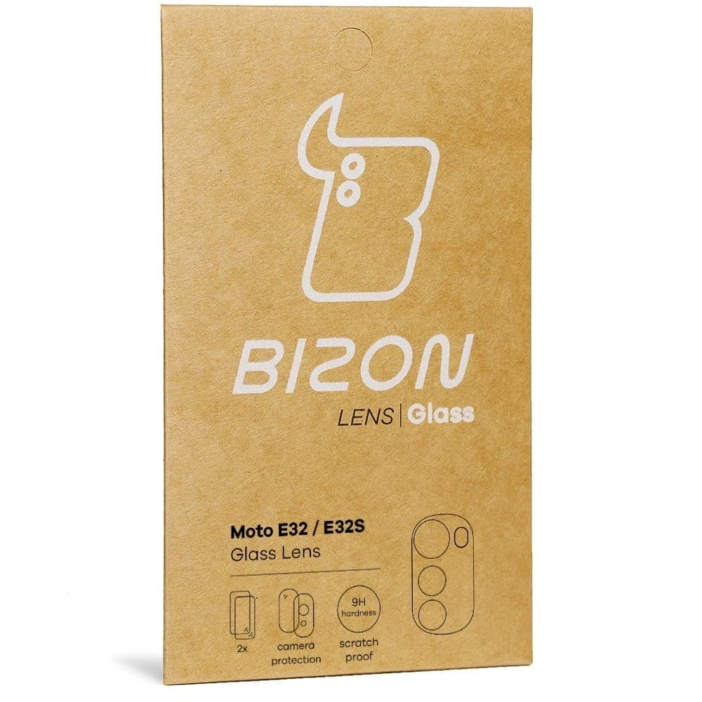Bizon Glass Lens Motorola Moto E32 / E32s [2 PACK] - 7