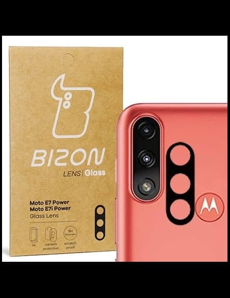 Bizon Glaslinse Moto E7 Power / E7i Power [2 PACK]