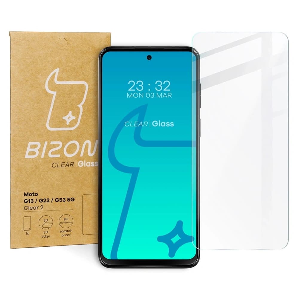 Bizon Glass Clear 2 Moto G13 / G23 / G53 5G - 1