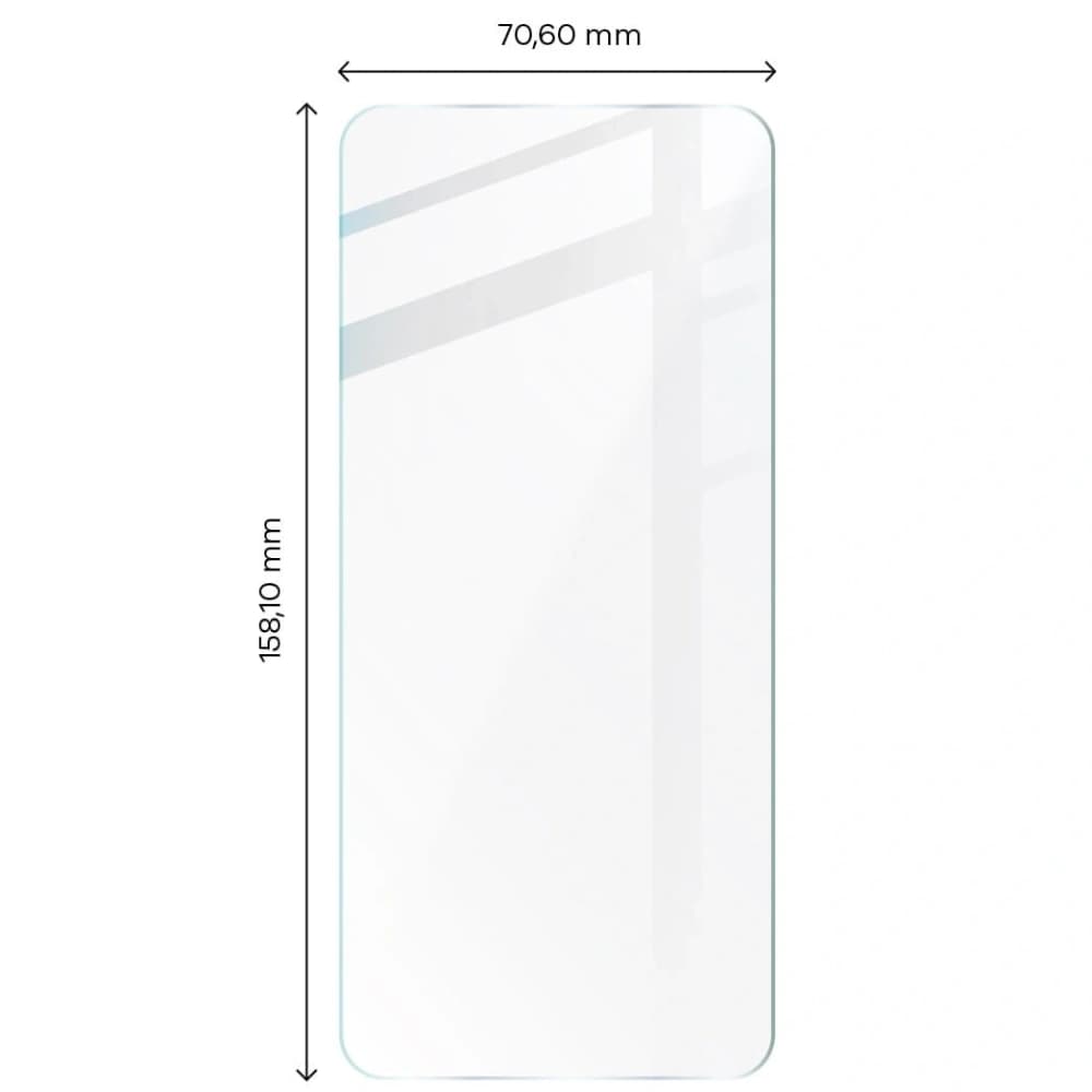BIZON Clear 2 3x Bildschirmglas + Kameraglas Moto G13/G23 4G - 2