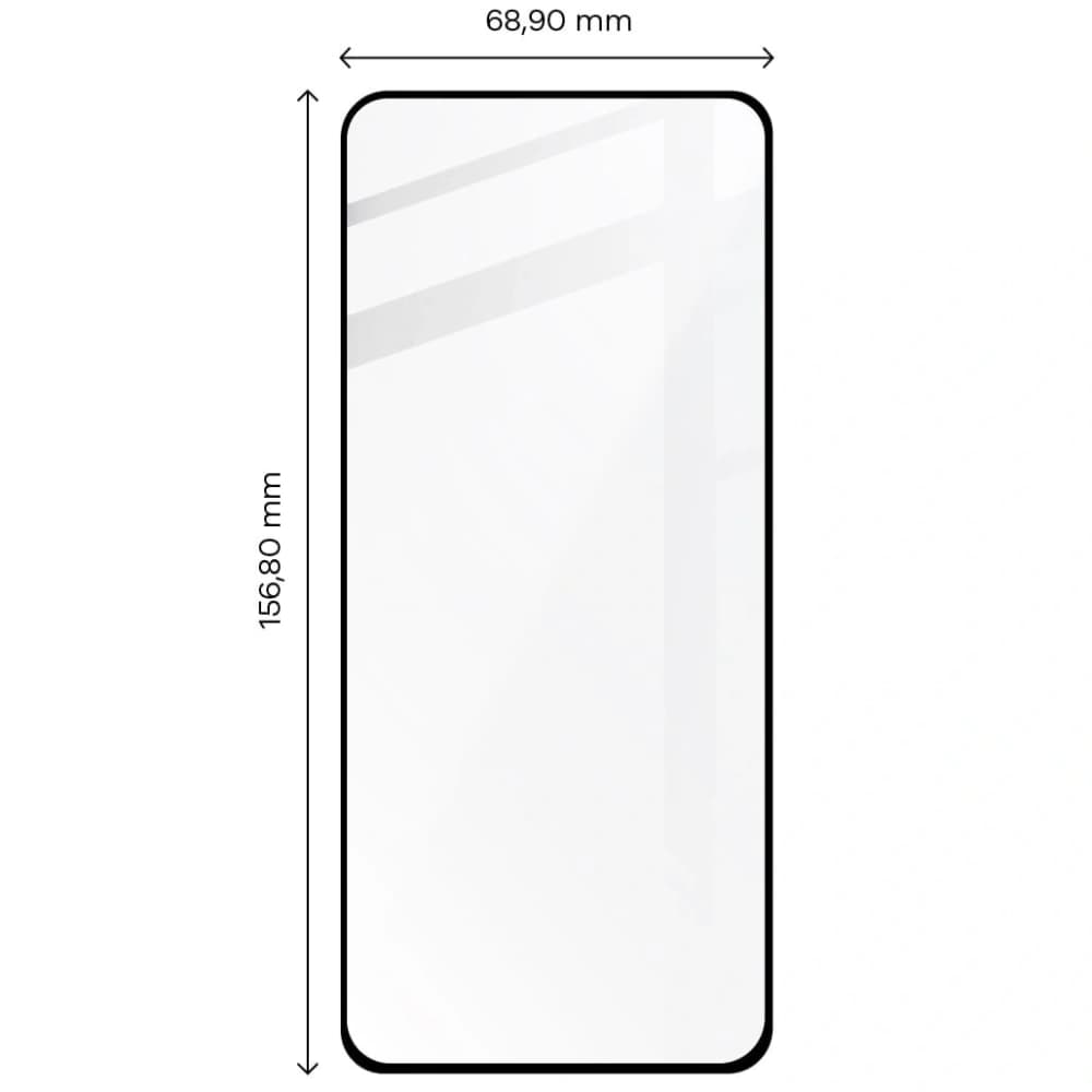 BIZON Edge 2 2x Bildschirmglas + Kameraglas Moto G13/G23 4G - 2