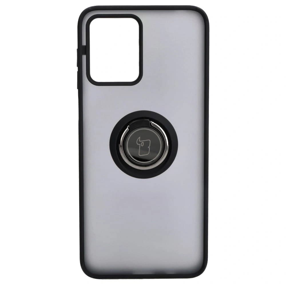 Bizon Case Hybrid Ring Motorola Moto G13 / G23 / G53 5G rauchig mit einem schwarzen Rahmen - 2