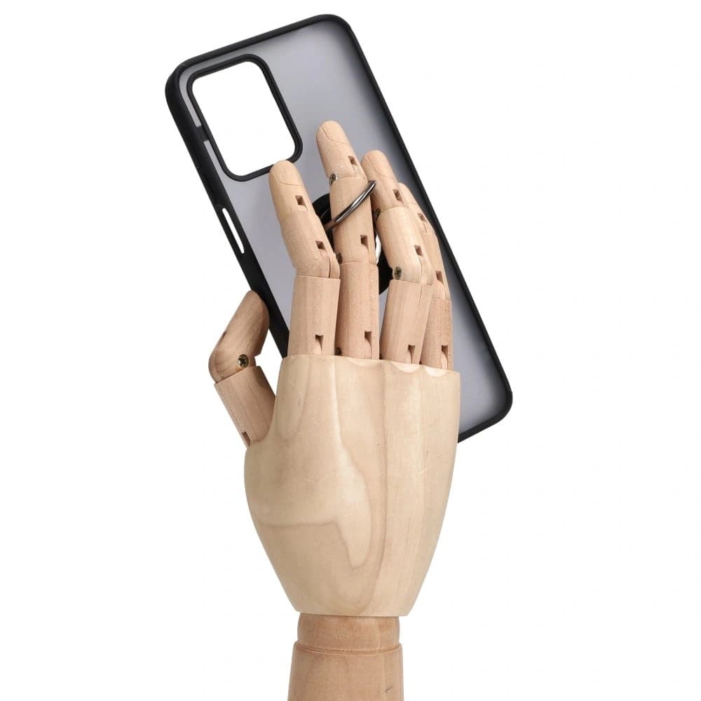 Bizon Case Hybrid Ring Motorola Moto G13 / G23 / G53 5G rauchig mit einem schwarzen Rahmen - 8