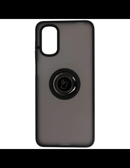 Bizon Case Hybrid Ring Motorola Moto G22 / E32 / E32s smoky with a black frame