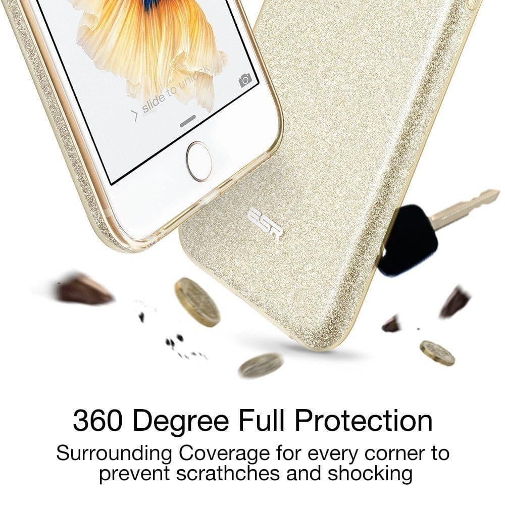 ESR Apple Case Glitter Shine iPhone 6/6s 4.7 Rose Gold - 4