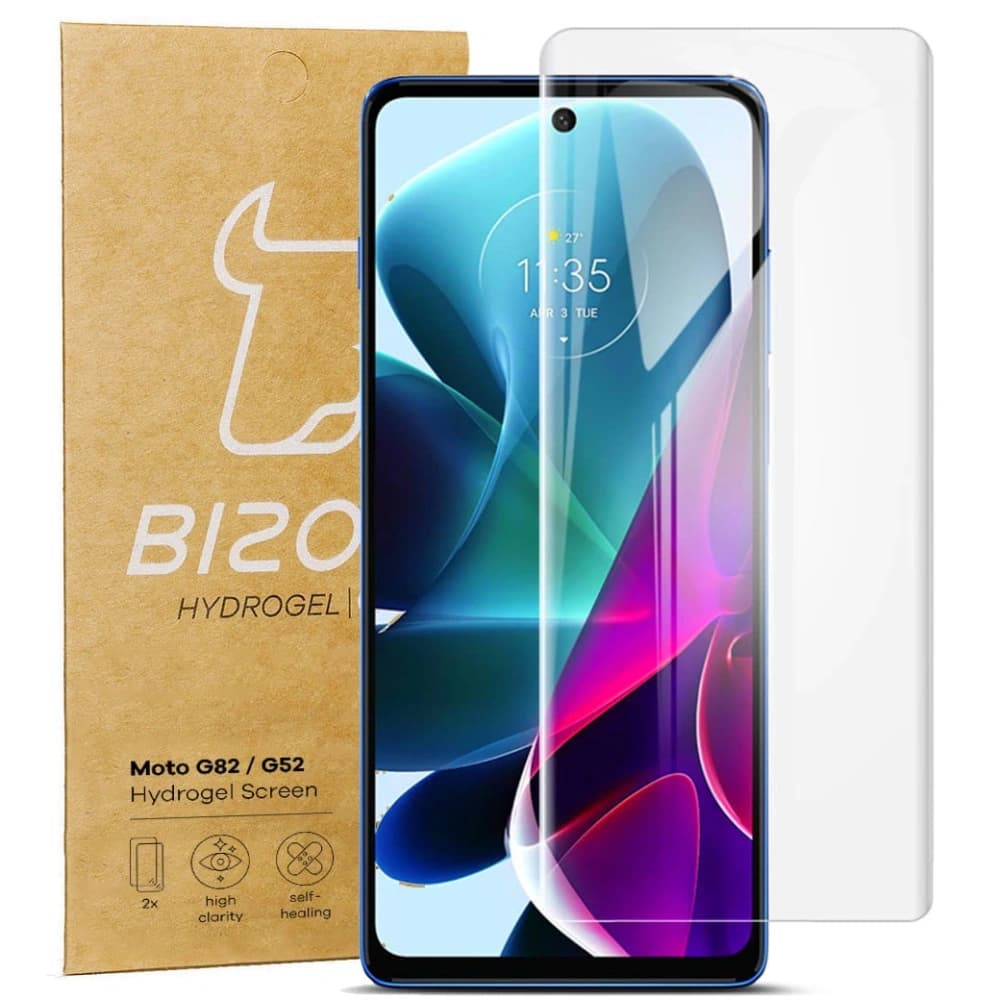 Bizon Glass Hydrogel Moto G52 / G82 [2 PACK] - 4