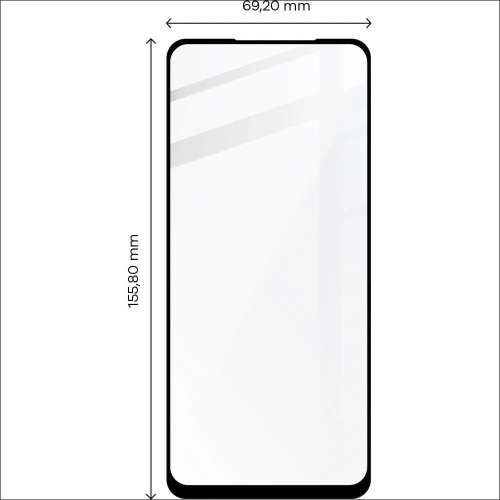 Tvrzené sklo Bizon Glass Edge pro Moto G52 / G82 černé - 3