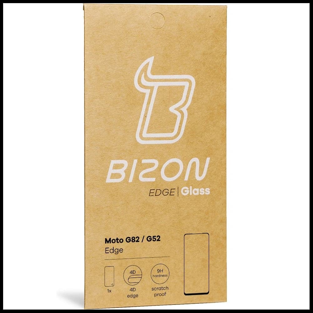 Tvrzené sklo Bizon Glass Edge pro Moto G52 / G82 černé - 9