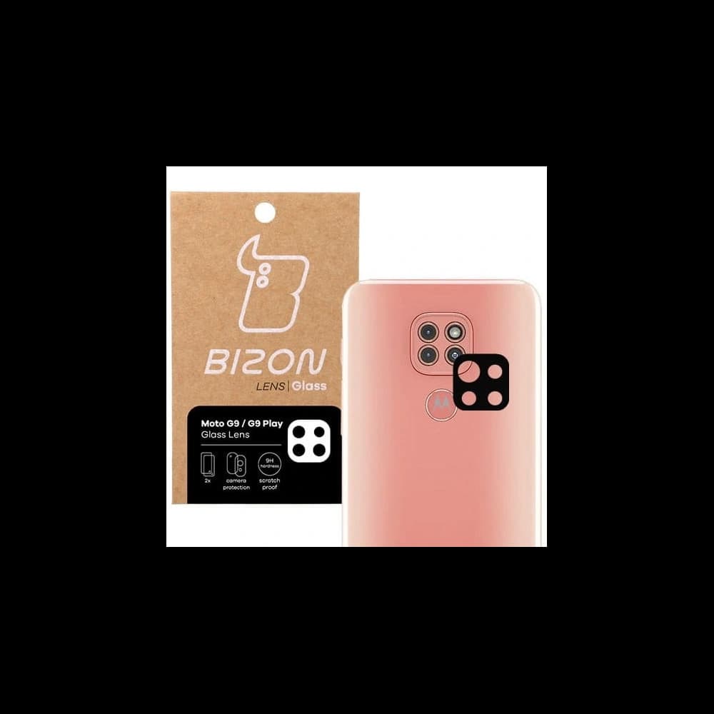 Sklo na fotoaparát Bizon Glass Lens do Moto G9 / G9 Play [2 PACK] - 1
