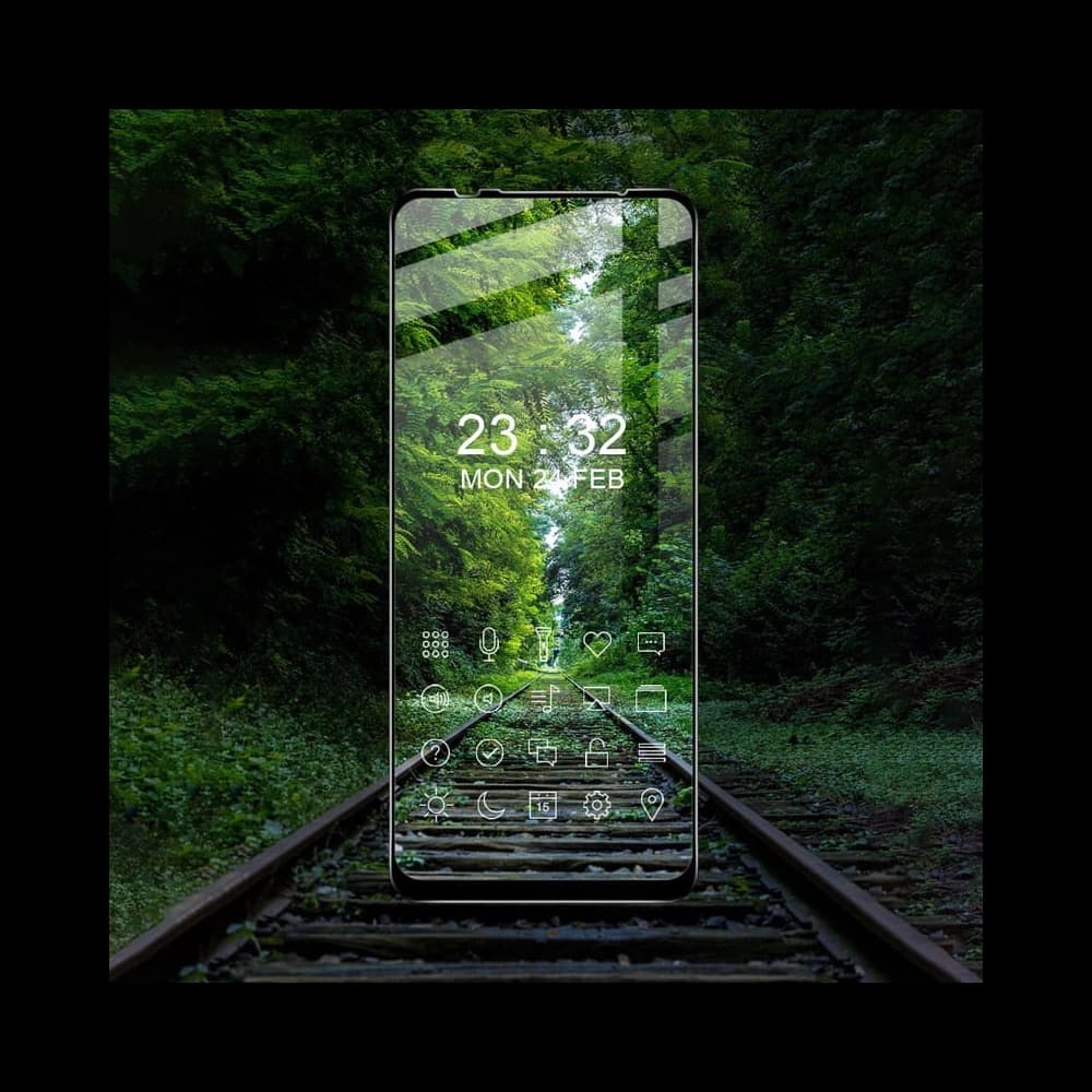 Bizon Glass Edge Moto G9 Power negru - 7