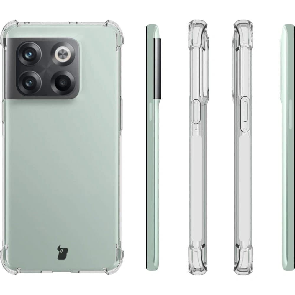 Bizon Case Clear Pack Hülle + 2x Displayschutzglas OnePlus 10T klar - 4