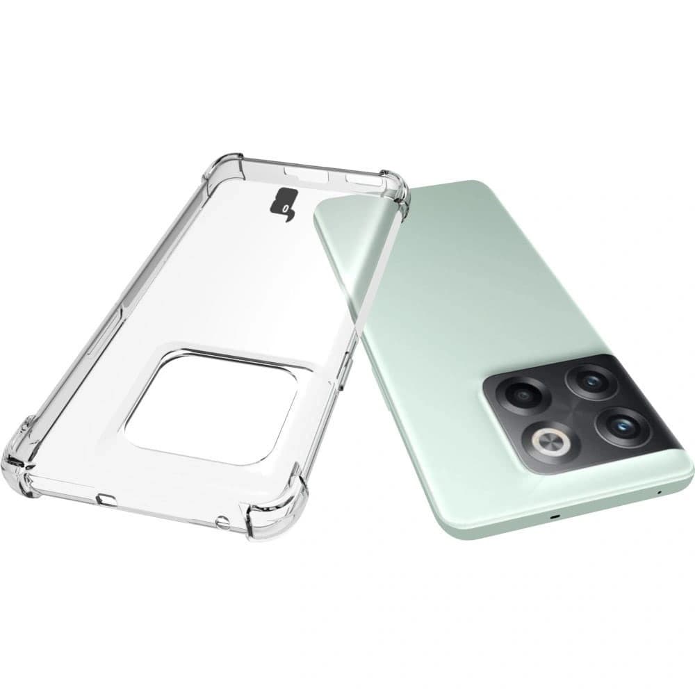 Bizon Case Clear Pack Hülle + 2x Displayschutzglas OnePlus 10T klar - 5