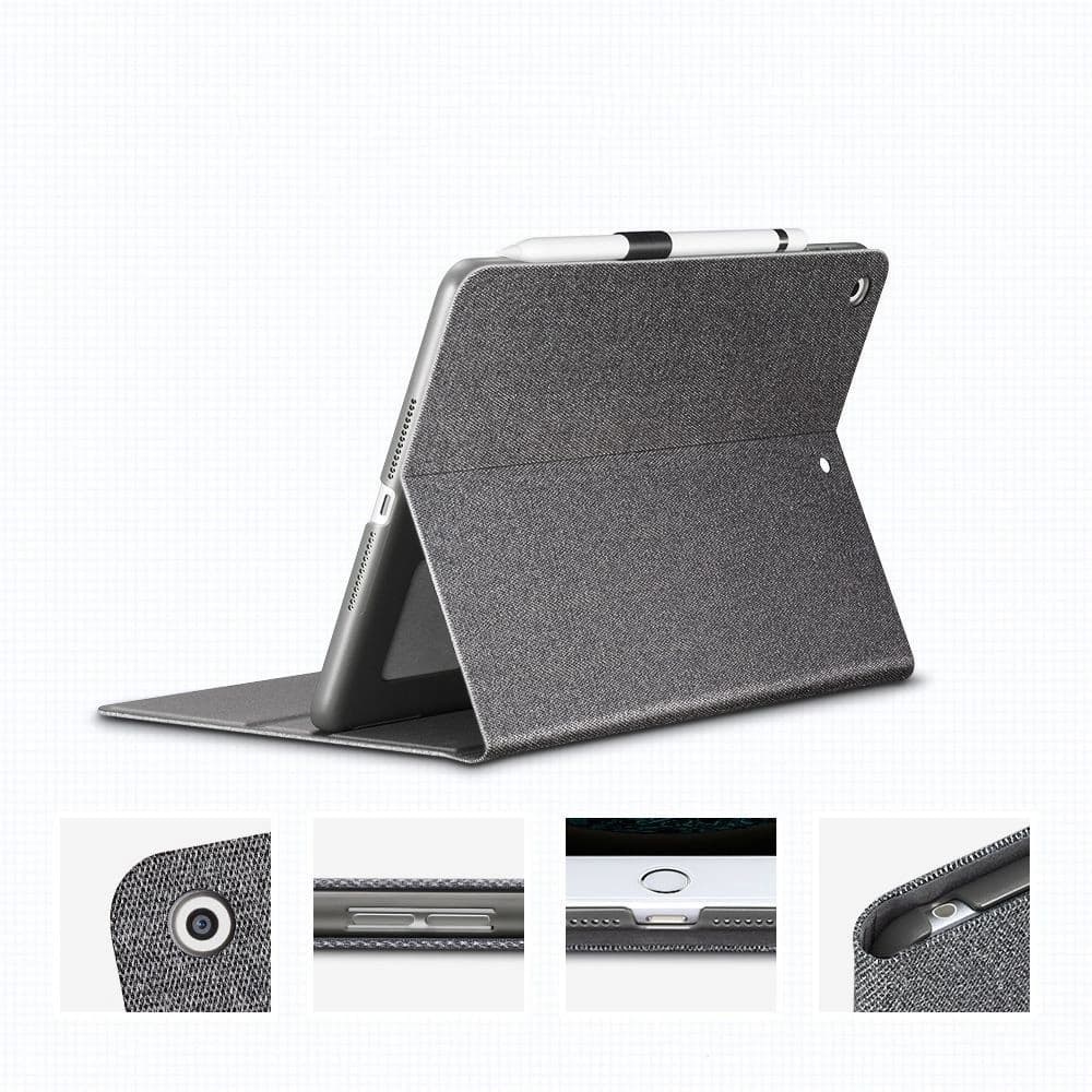 Etui ESR Simplicity Pencil Apple iPad 9.7 2017/2018 (5. a 6. generace) Světle šedá - 4