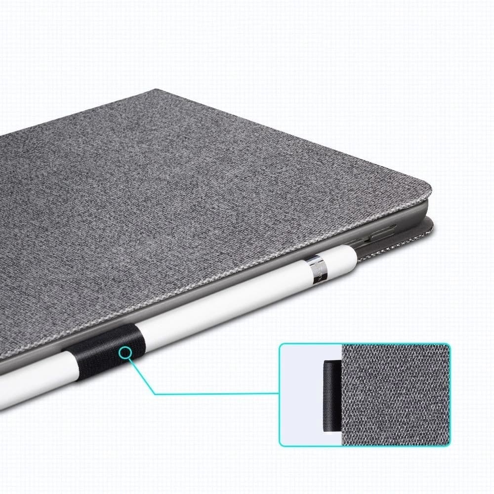 Etui ESR Simplicity Pencil Apple iPad 9.7 2017/2018 (5. a 6. generace) Světle šedá - 9
