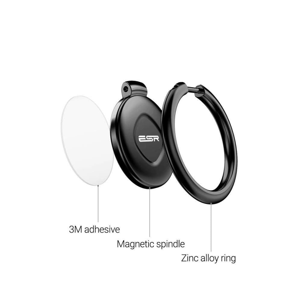 ESR Magnetic Phone Ring Black - 4