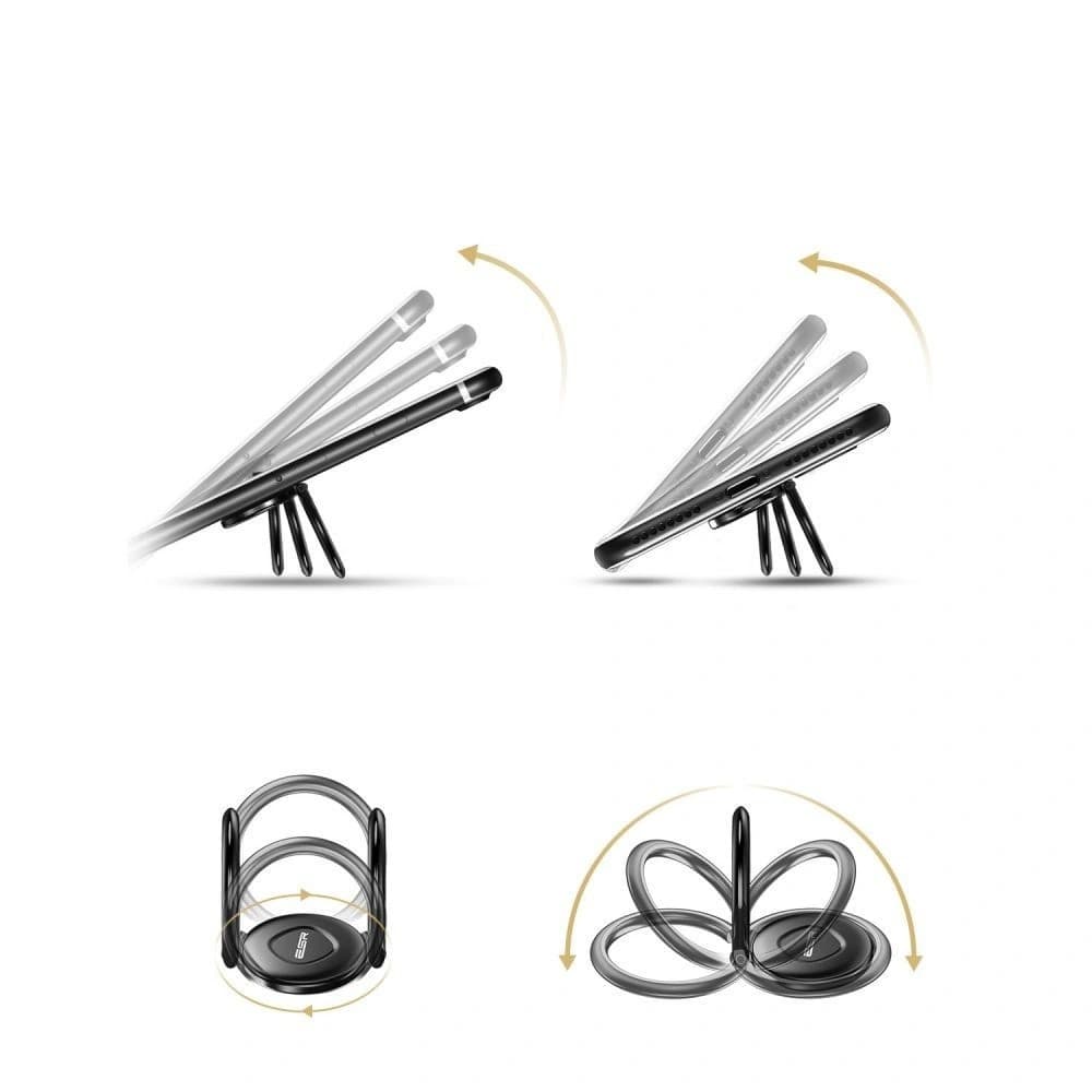 ESR Magnetic Phone Ring Black - 5