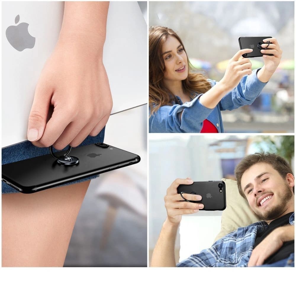 ESR Magnetic Phone Ring Black - 8